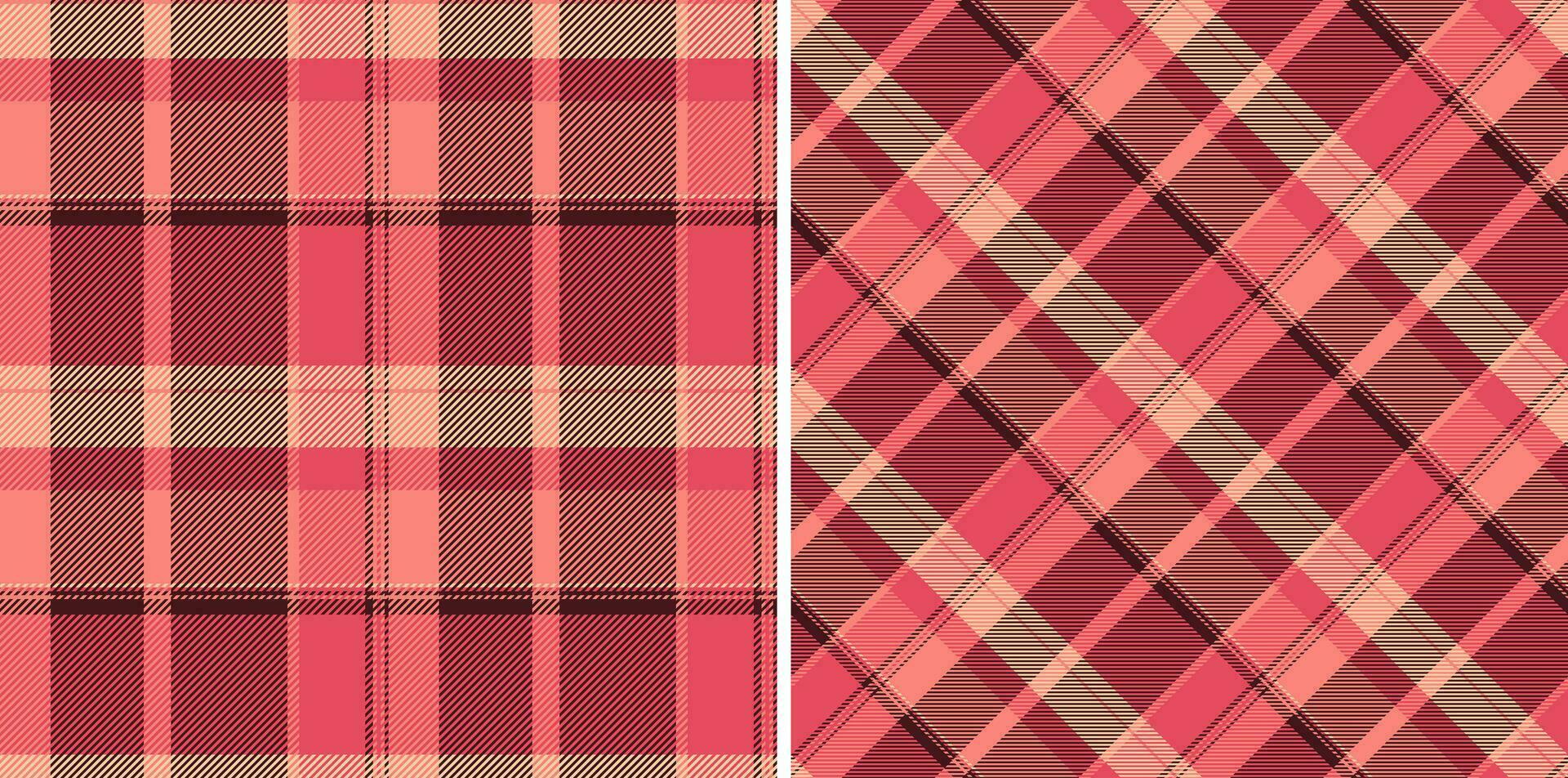 textur kolla upp pläd av sömlös vektor bakgrund med en mönster textil- tartan tyg.