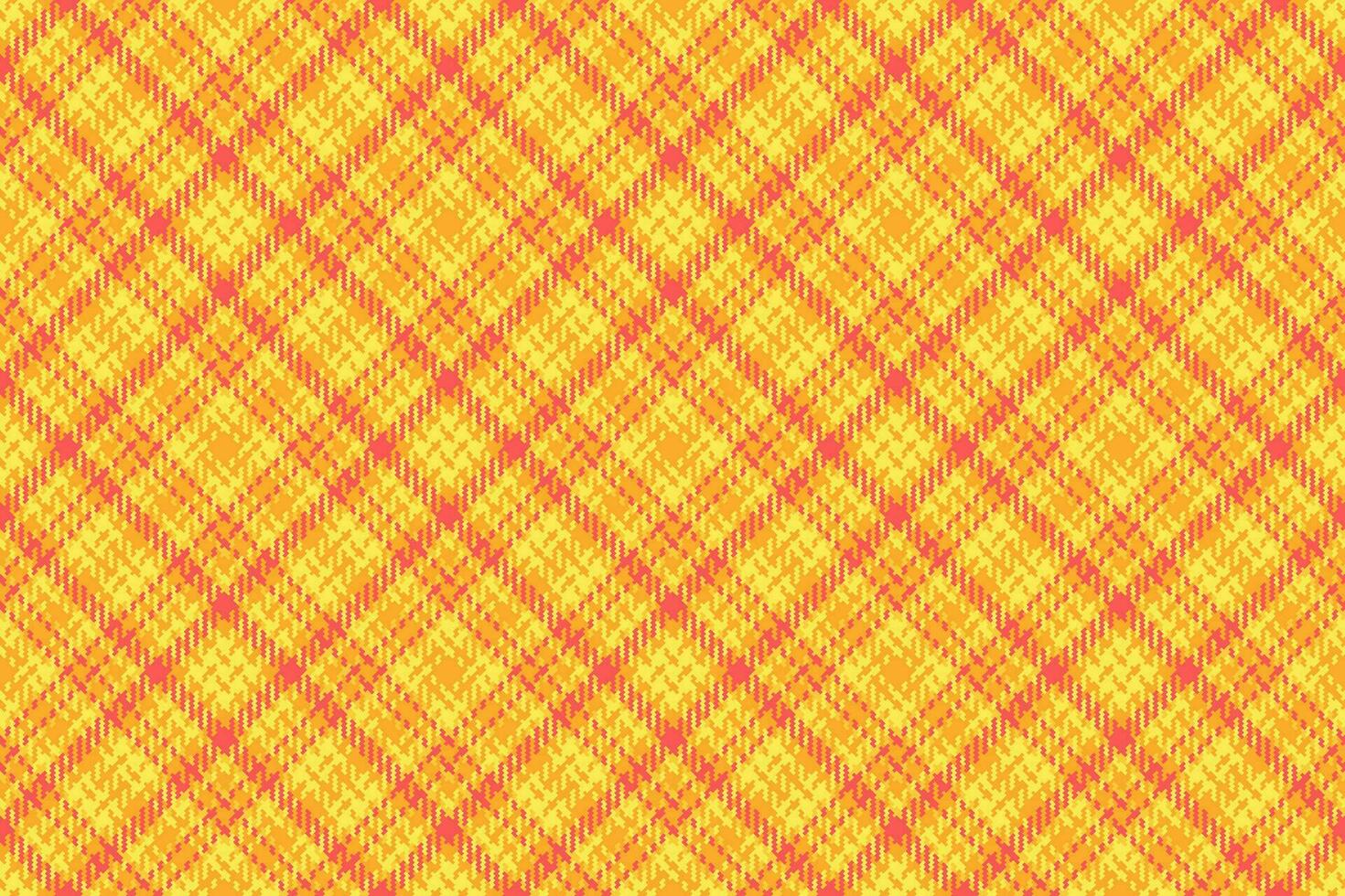 Plaid prüfen Textur von nahtlos Hintergrund Textil- mit ein Muster Tartan Stoff Vektor. vektor