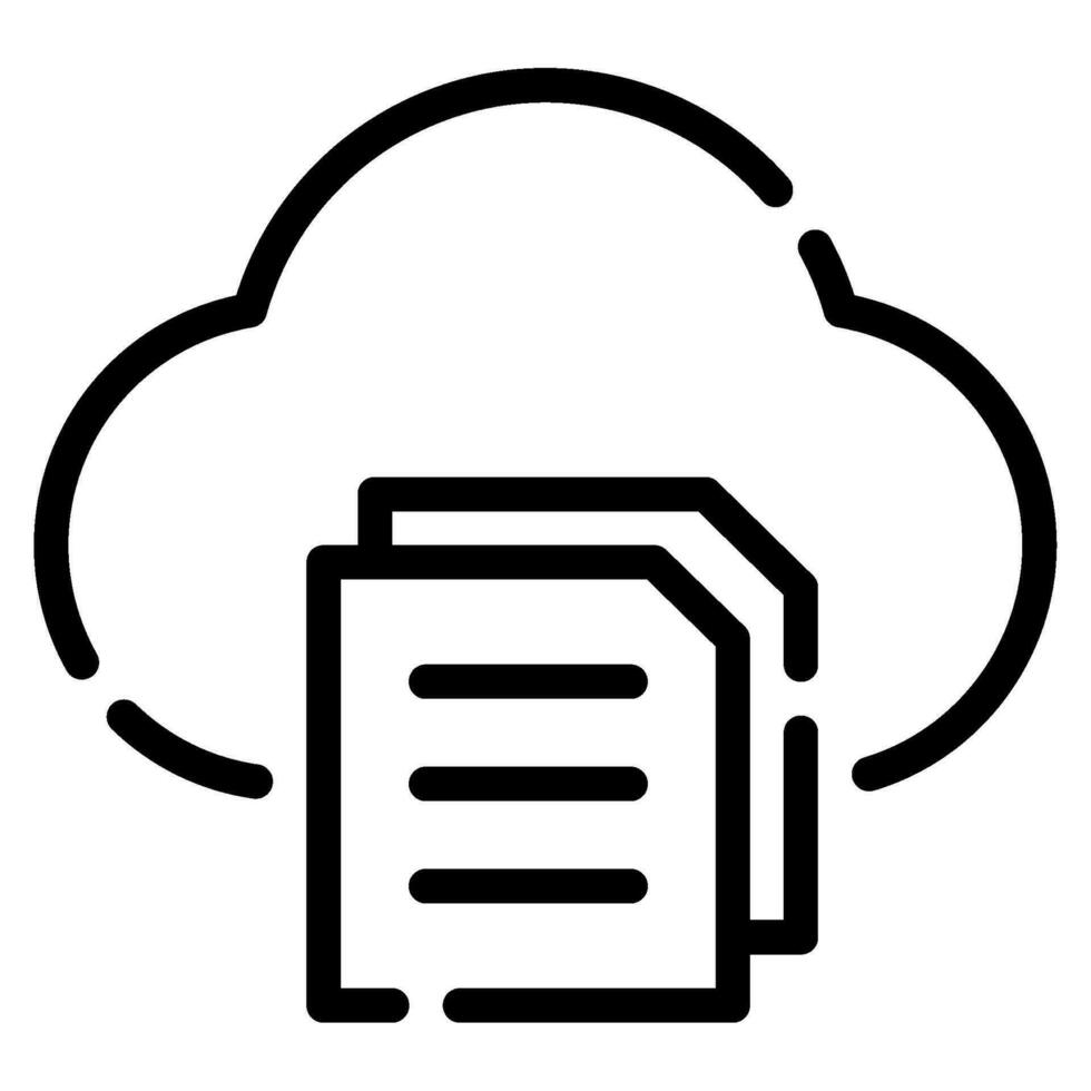 moln underkastelse ikon illustration för uiux, infografik, webb, app, etc vektor