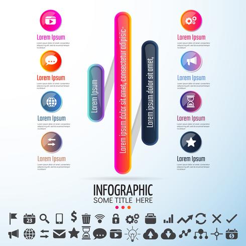 Infographics Design Mall vektor