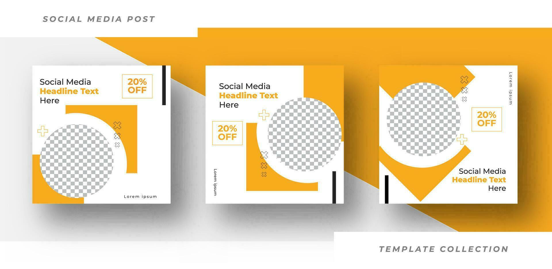 minimalistisch Sozial Medien Post Überschrift Text Hier Vorlagen Beförderung Banner Rahmen Design Profi Vektor