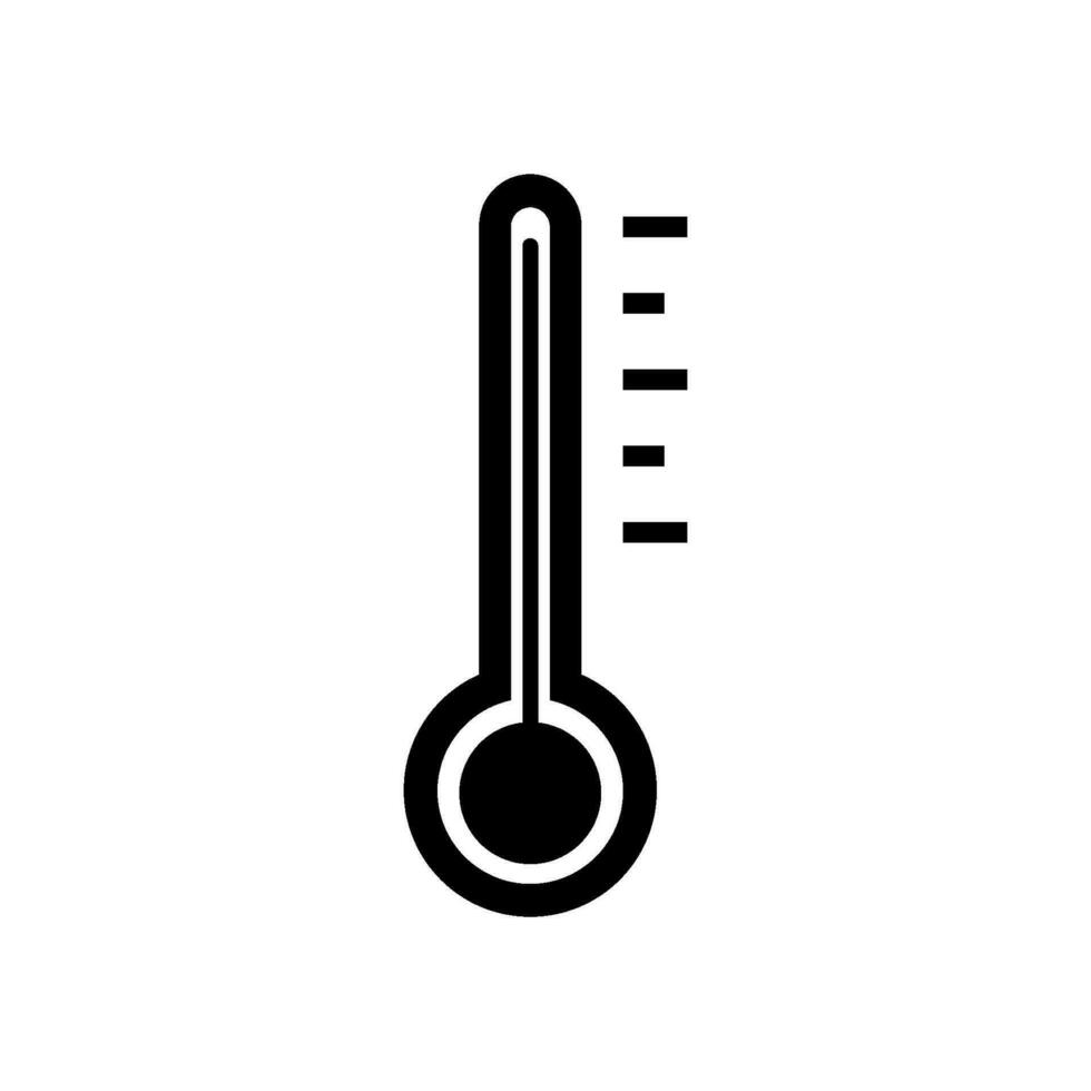 Thermometer Symbol Vektor Vorlage