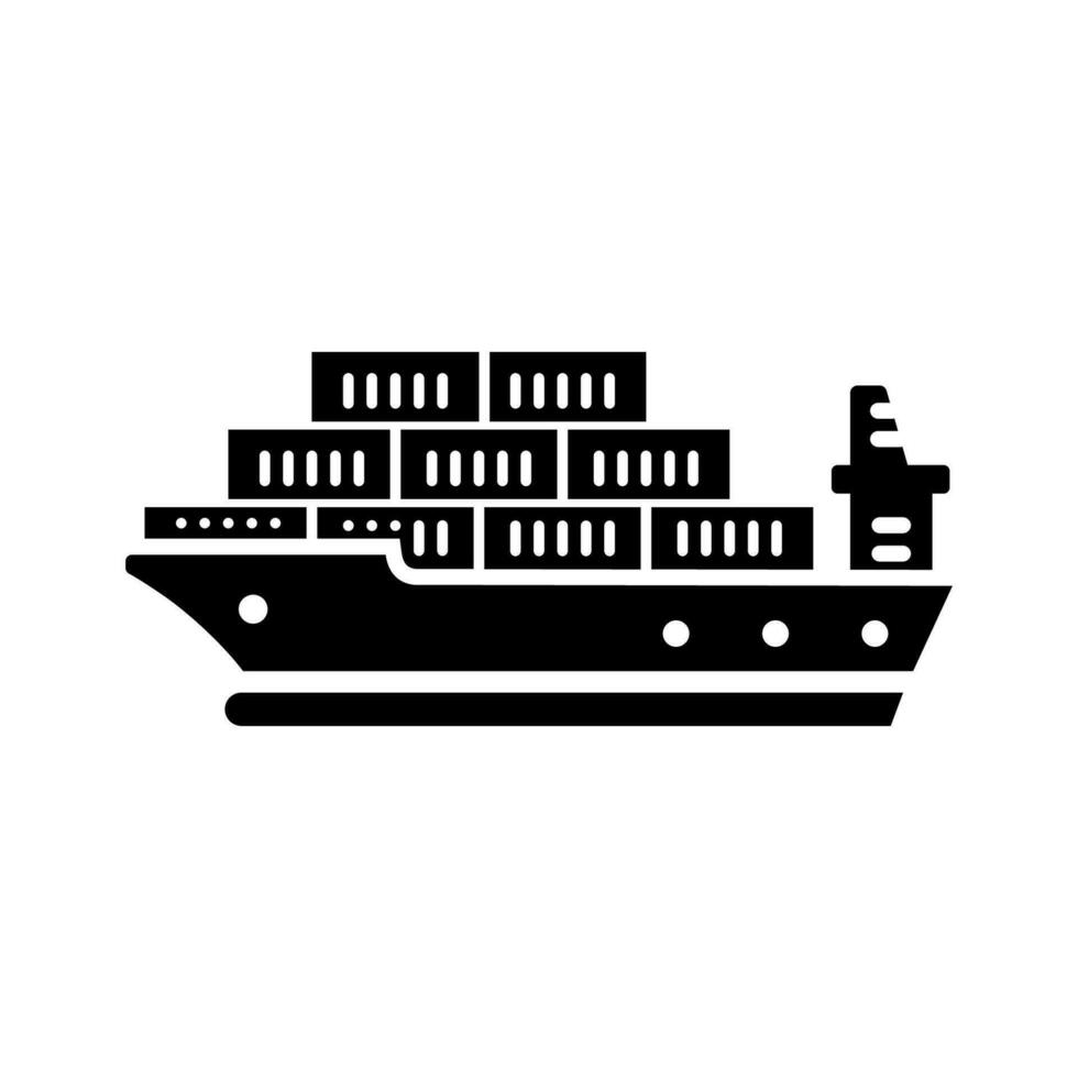 Container Versand Symbol Vektor Illustration Design