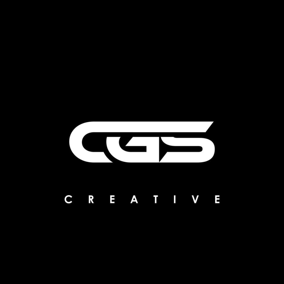 cgs Brief Initiale Logo Design Vorlage Vektor Illustration