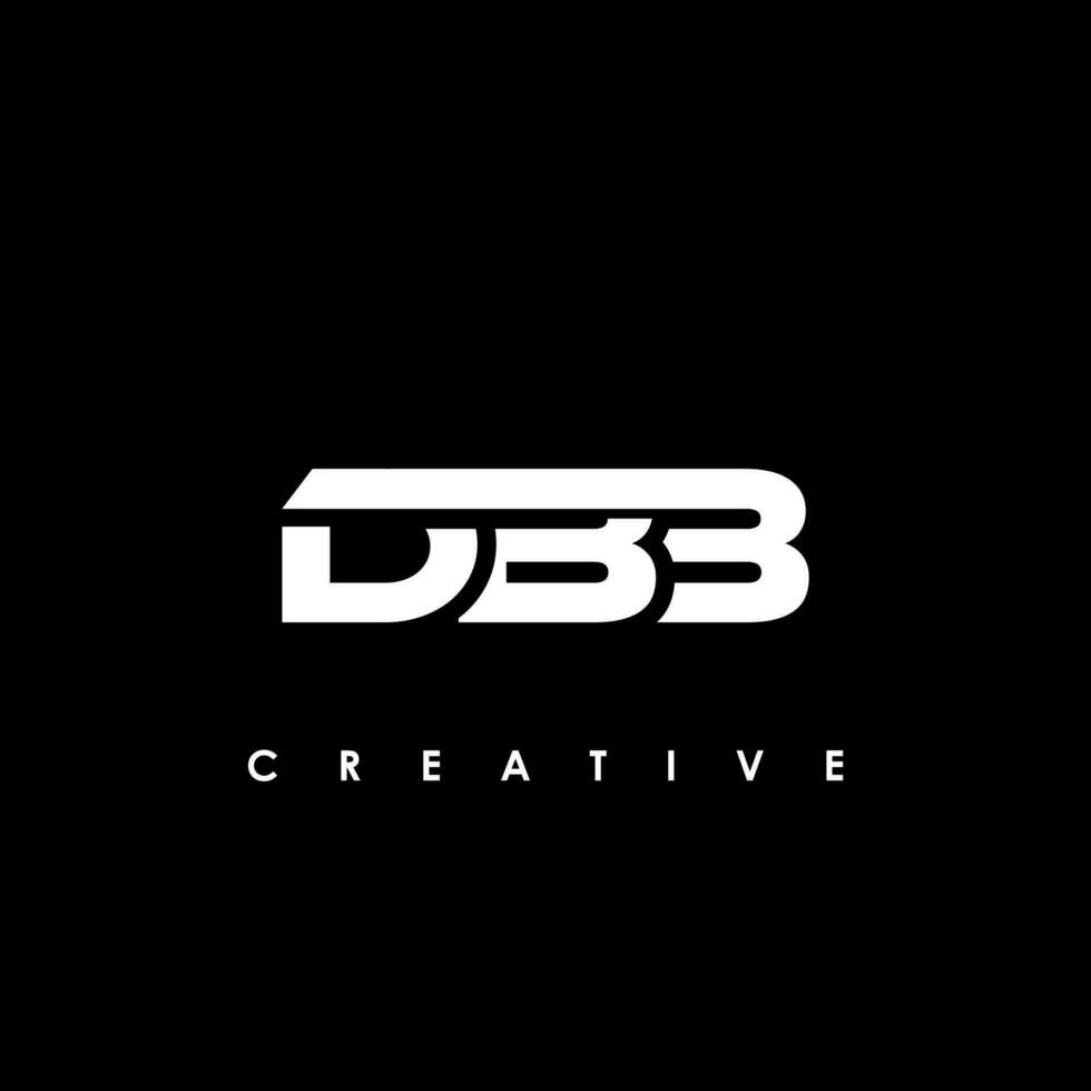 dbb Brief Initiale Logo Design Vorlage Vektor Illustration