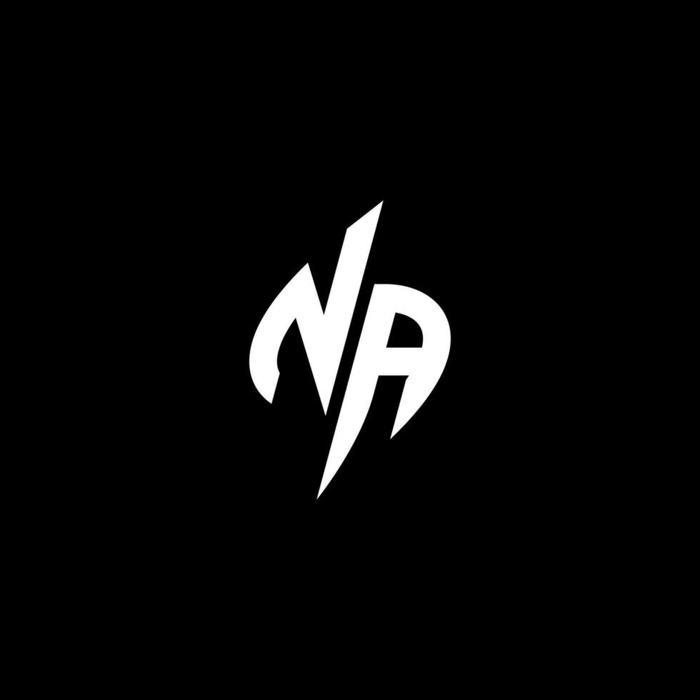 n / a Monogramm Logo Esport oder Spielen Initiale Konzept Vektor