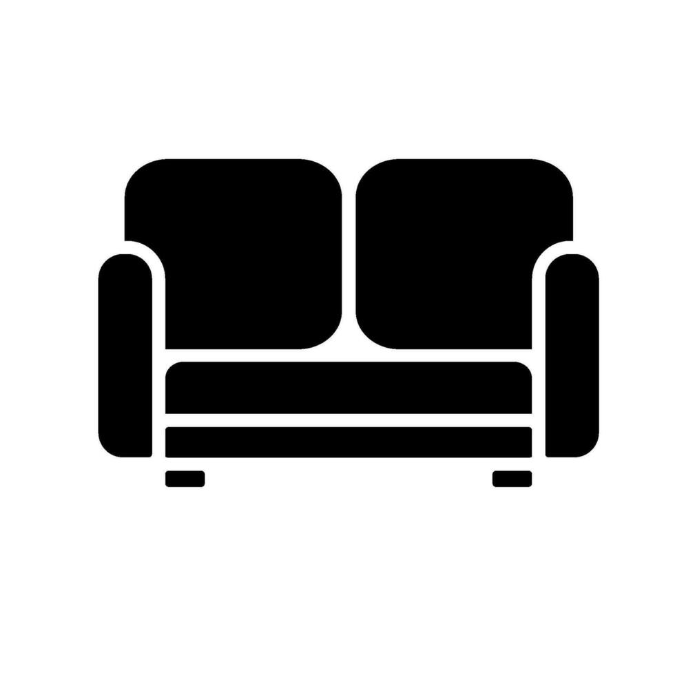 Sofa Symbol Design Vektor