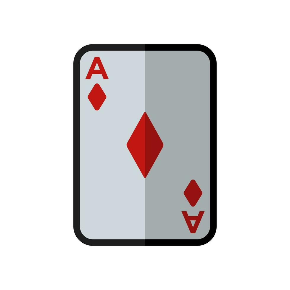 Poker Karte Symbol Design Vektor