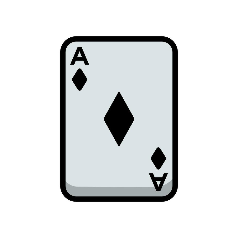 poker kort ikon design vektor