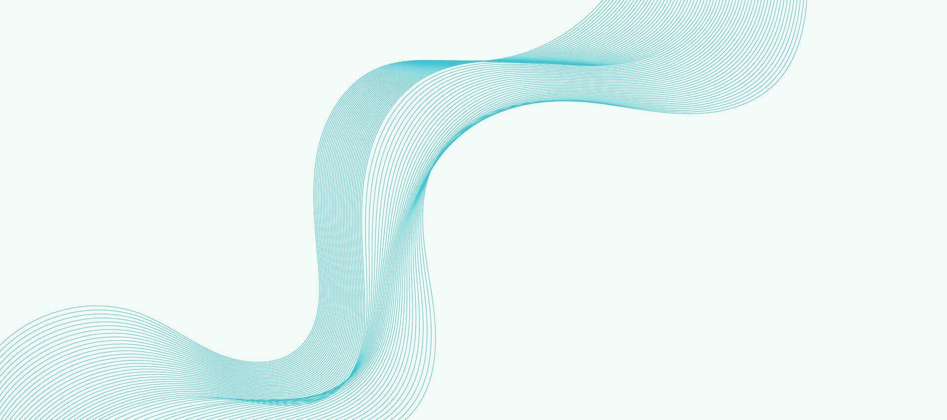 abstrakt Vektor Hintergrund mit glatt Farbe Welle. Rauch wellig Linien. Vektor Blau Wellen Hintergrund