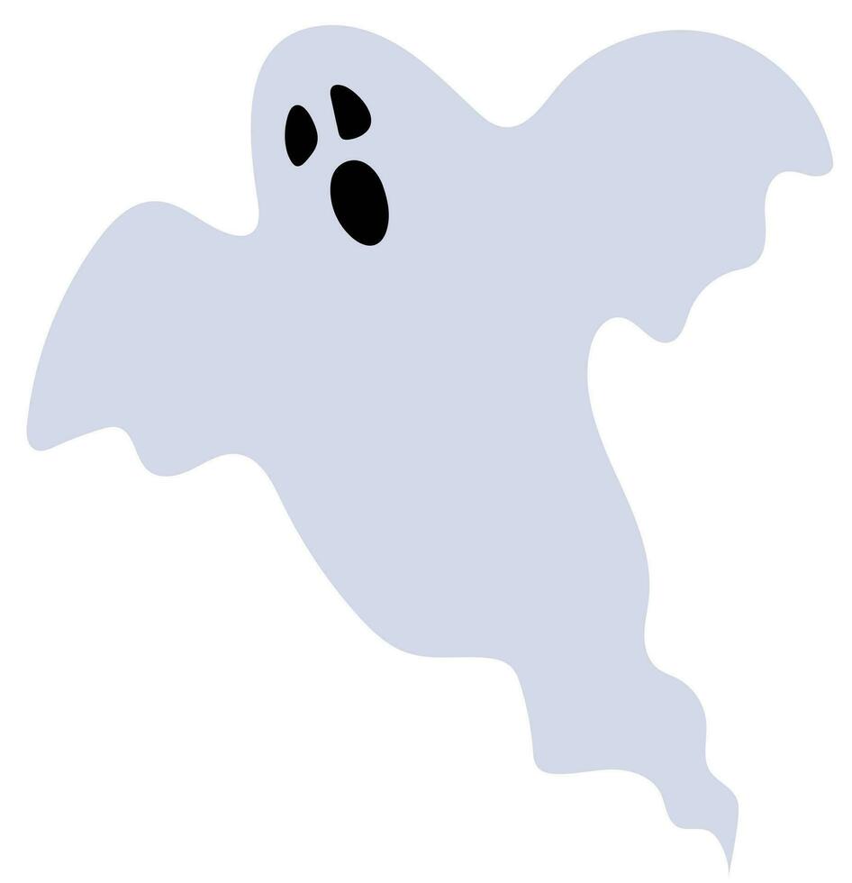skrämmande spöke tecknad serie för halloween. vektor