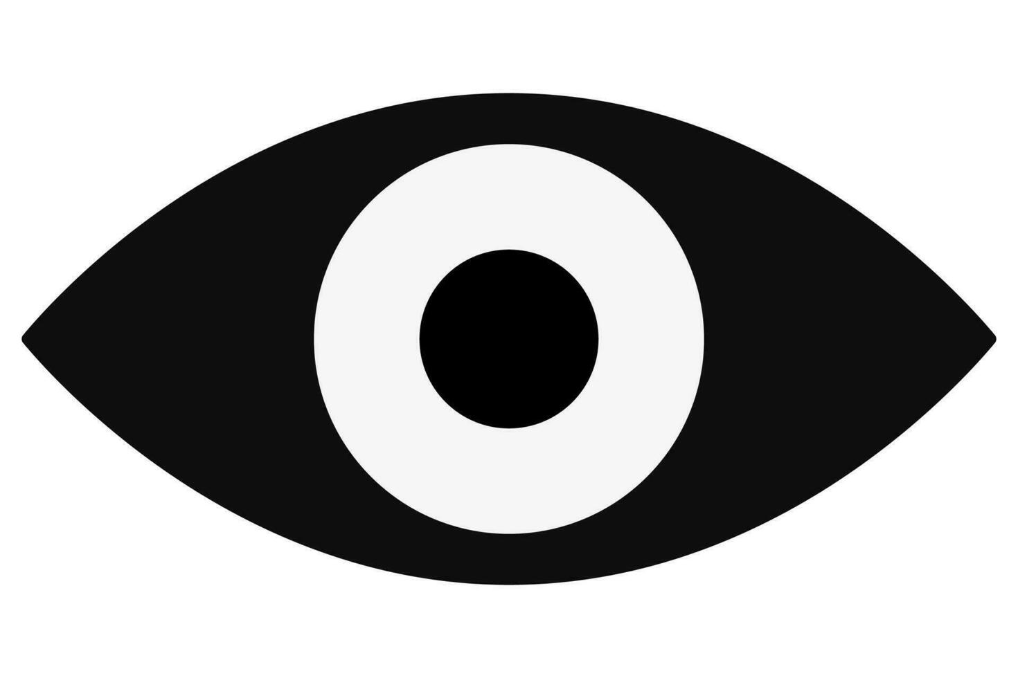 Auge Symbol Vektor Zeichen und Symbole.