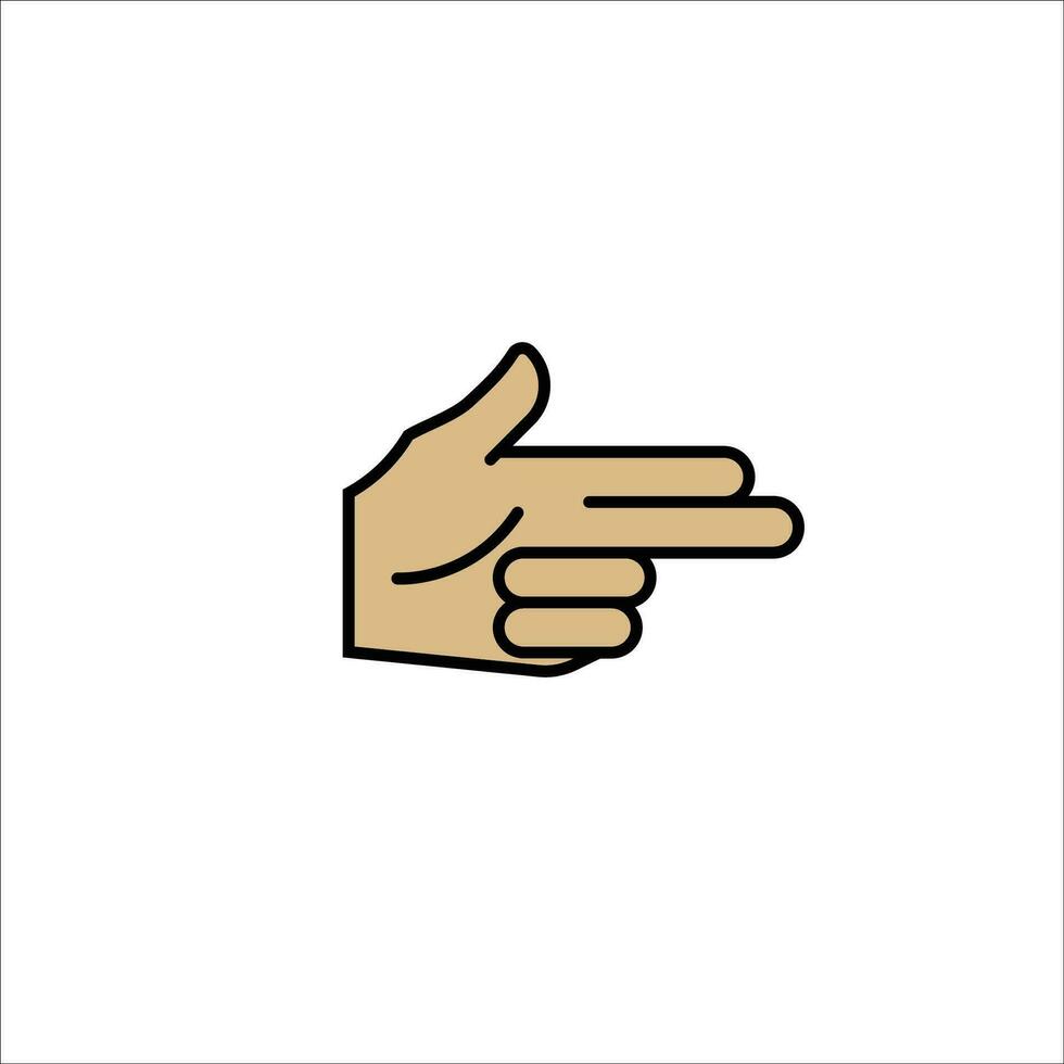 finger ikon stock vektor illustration