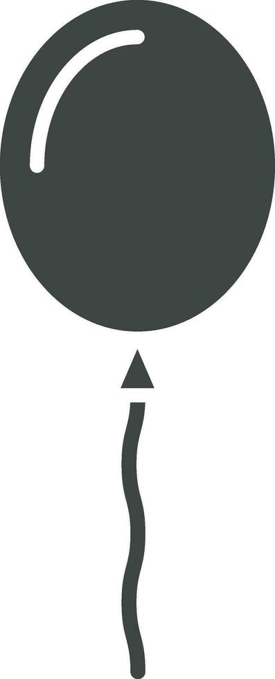 Ballon Symbol Vektor Bild. geeignet zum Handy, Mobiltelefon Apps, Netz Apps und drucken Medien.