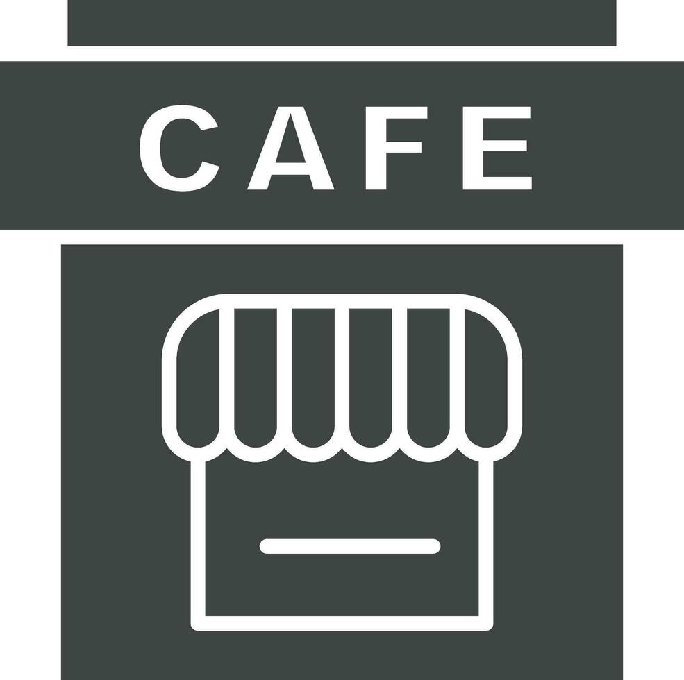 Cafe Symbol Vektor Bild. geeignet zum Handy, Mobiltelefon Apps, Netz Apps und drucken Medien.