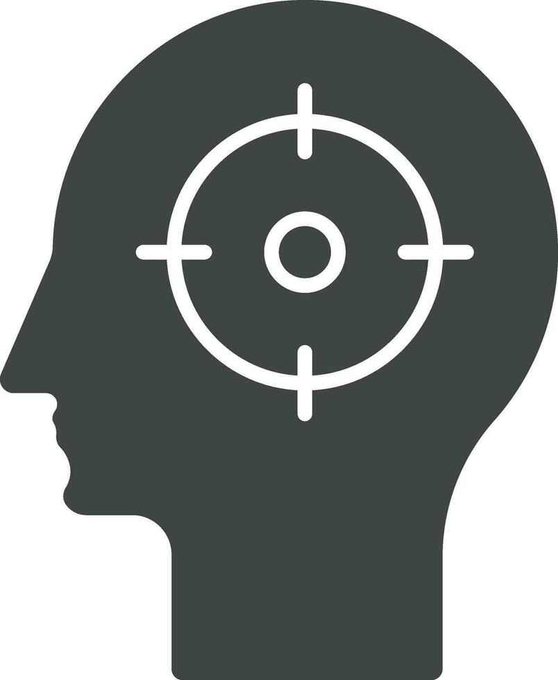 Kopf Jagd Symbol Vektor Bild. geeignet zum Handy, Mobiltelefon Apps, Netz Apps und drucken Medien.