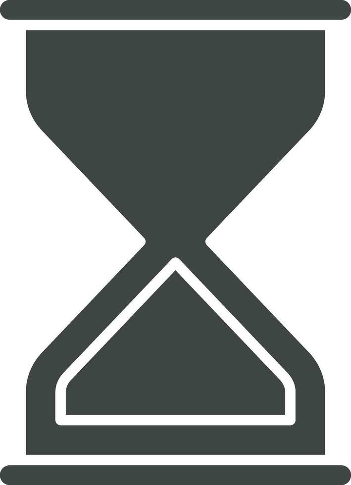 timglas Gjort ikon vektor bild. lämplig för mobil appar, webb appar och skriva ut media.