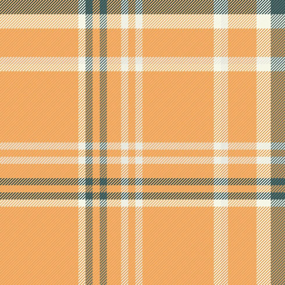 Tartan Textur Hintergrund von Textil- Stoff nahtlos mit ein prüfen Plaid Vektor Muster.