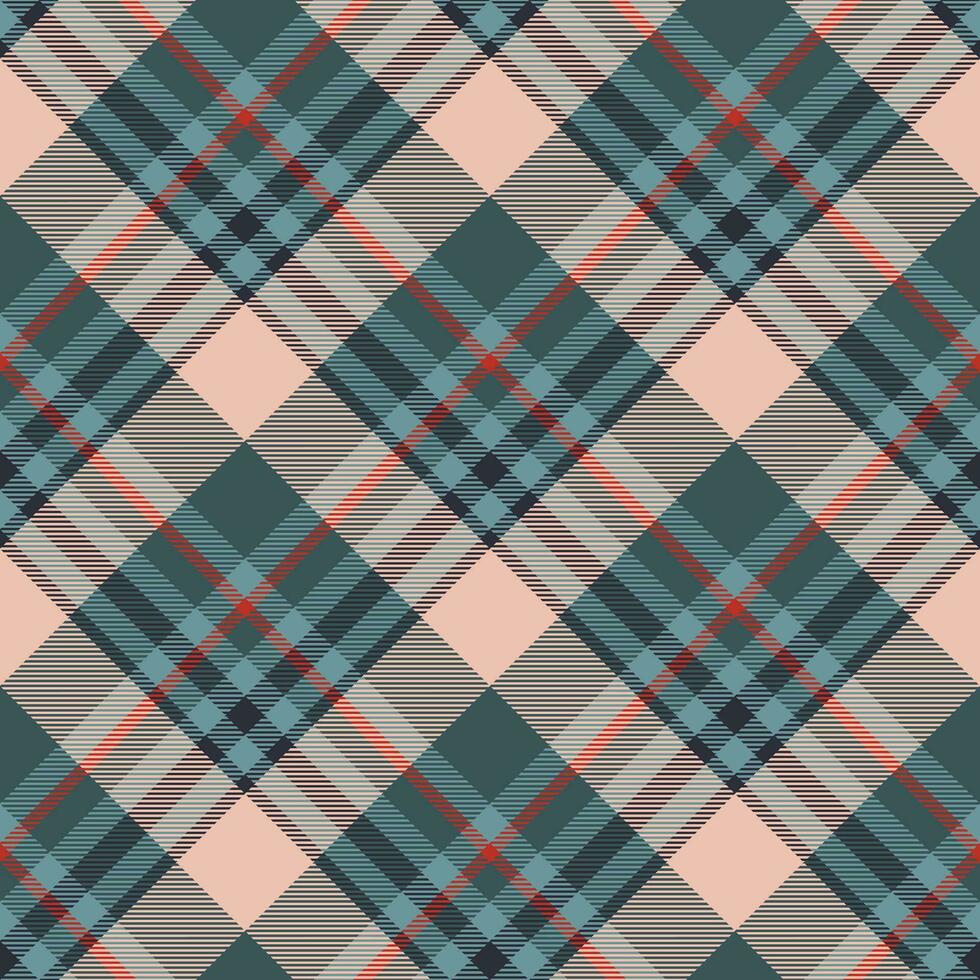 tartan schottland nahtloser karierter mustervektor. Retro-Hintergrundstoff. Vintage Check Color Square geometrische Textur für Textildruck, Packpapier, Geschenkkarte, Tapetendesign. vektor