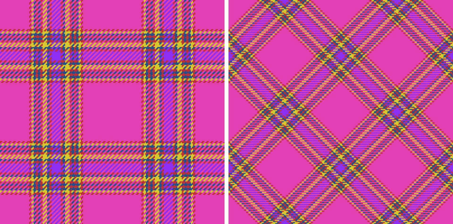 textil- mönster tartan av kolla upp sömlös vektor med en tyg bakgrund textur pläd.