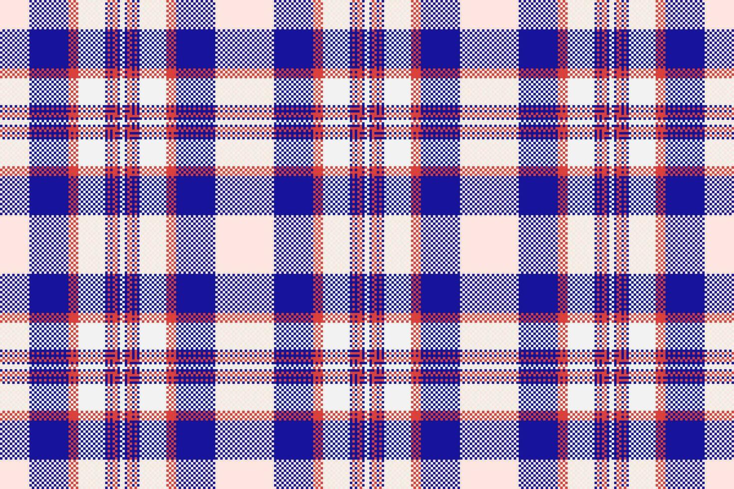 Textur Hintergrund Vektor von nahtlos Stoff Tartan mit ein Plaid prüfen Textil- Muster.