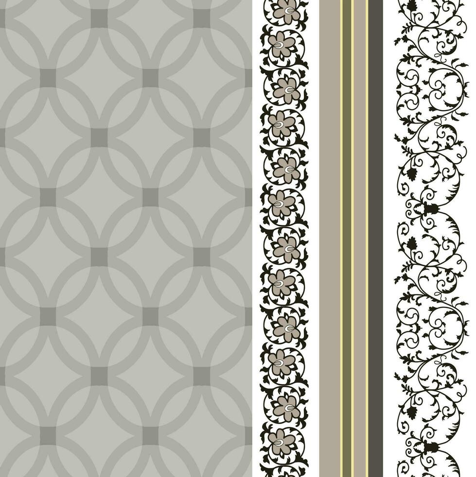 abstrakt Design von texturiert Blumen bereit zum Textil- Drucke. vektor