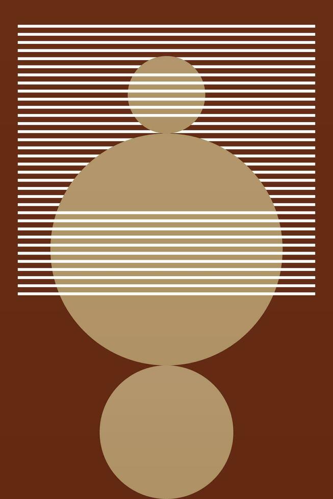 abstrakt Poster, Mitte Jahrhundert modern, bunt Drucke, geometrisch Kunst drucken vektor