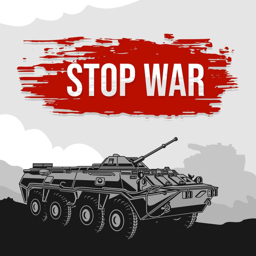 Vektor Illustration halt das Krieg. Nein Krieg Konzept Illustration Hintergrund. Vektor eps 10
