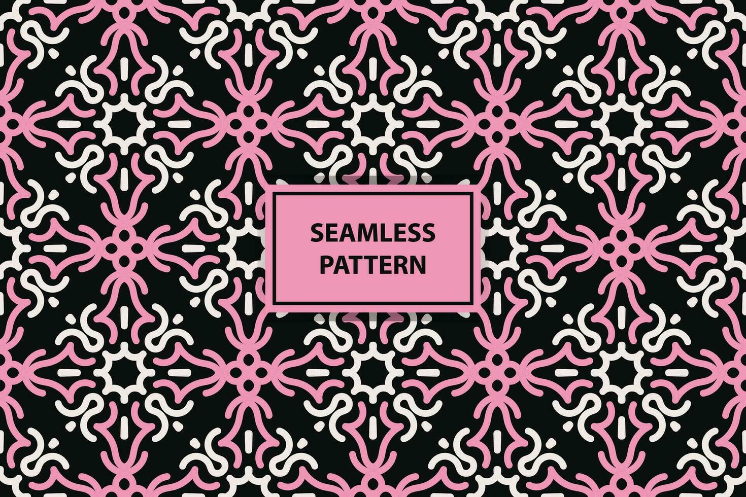 Rosa nahtlos Muster. süß Hintergrund mit modern minimal Etiketten. abstrakt geometrisch Blumen- Textur. Frühling Sommer- Dekor. einfach süß Muster Design zum Babys, Kinder vektor