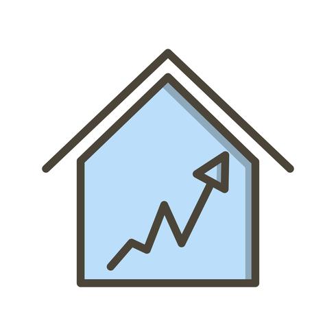 Graph Haus Vektor Icon