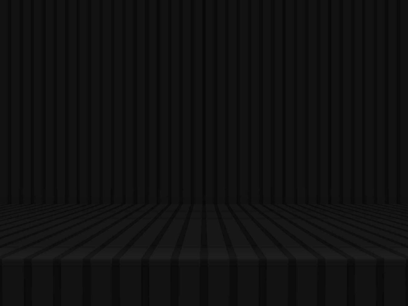 schwarz Hintergrund mit Jahrgang Linie Sonne Strahlen. Vektor Illustration
