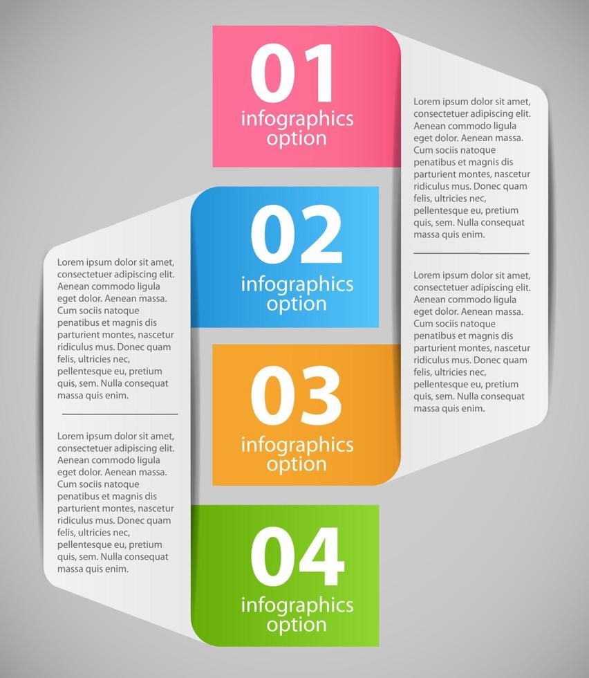 Infografik Vorlage Vektor-Illustration vektor