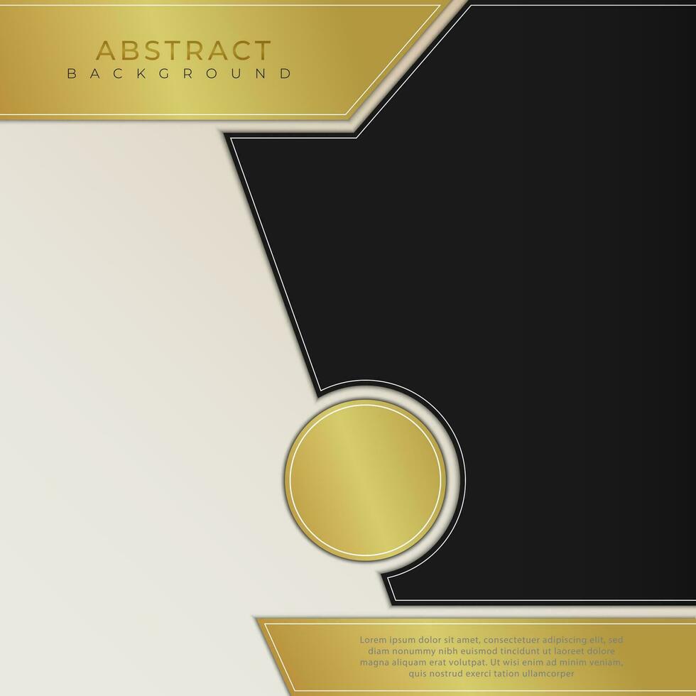 Hintergrund schwarz mit efect Gold vektor