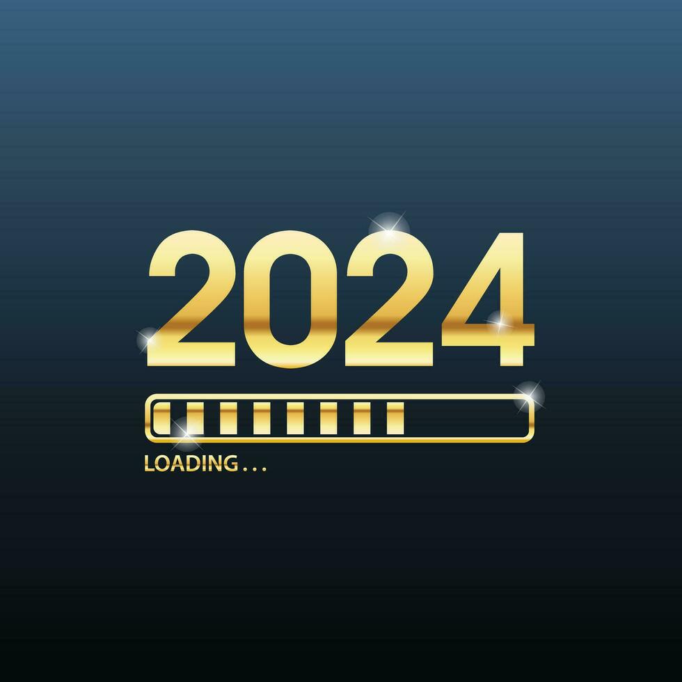 golden Vektor Luxus Text 2024