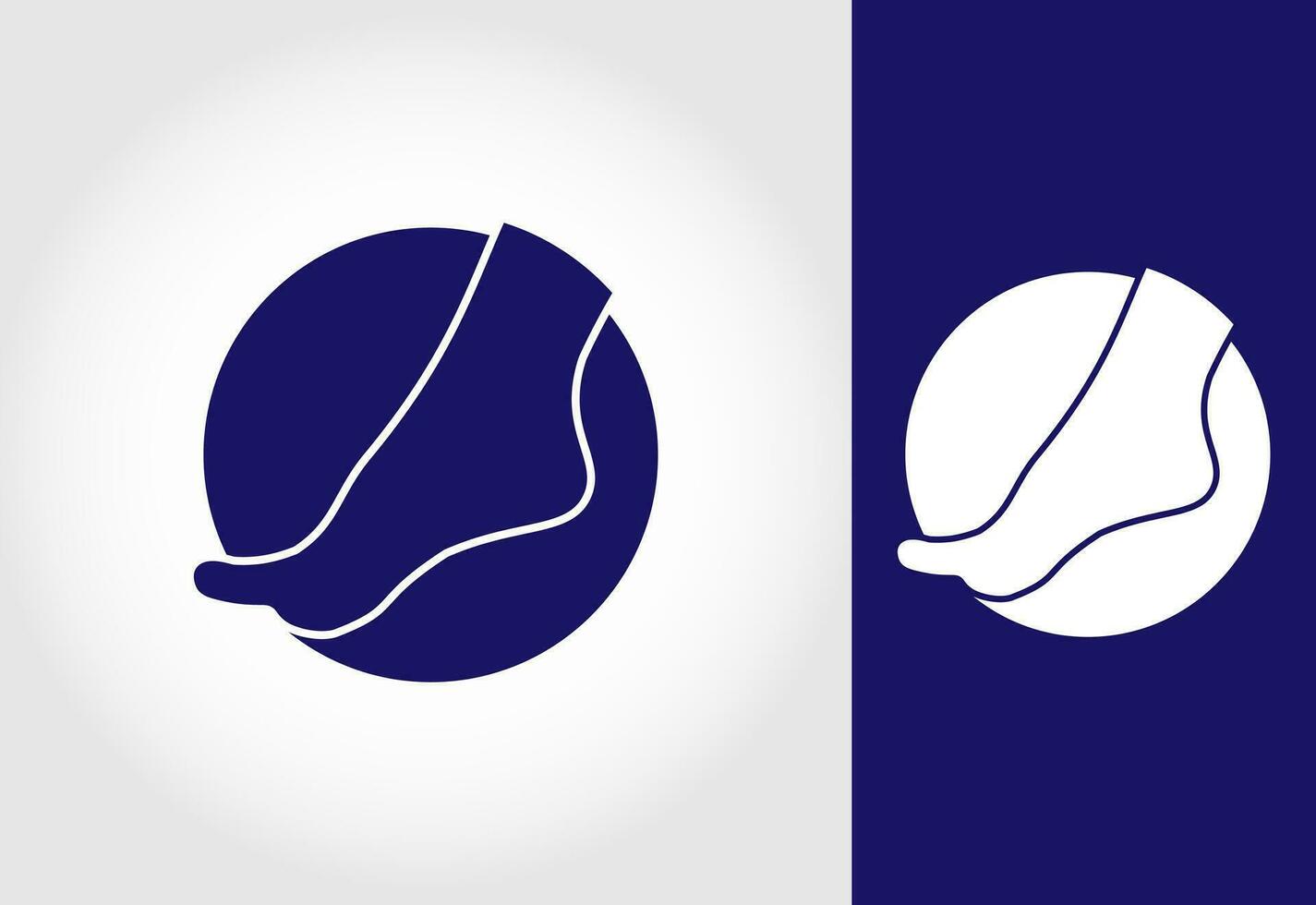 Fuß und Fuß Pflege Symbol Logo , und Knöchel Gesundheitspflege, kostenlos Vektor