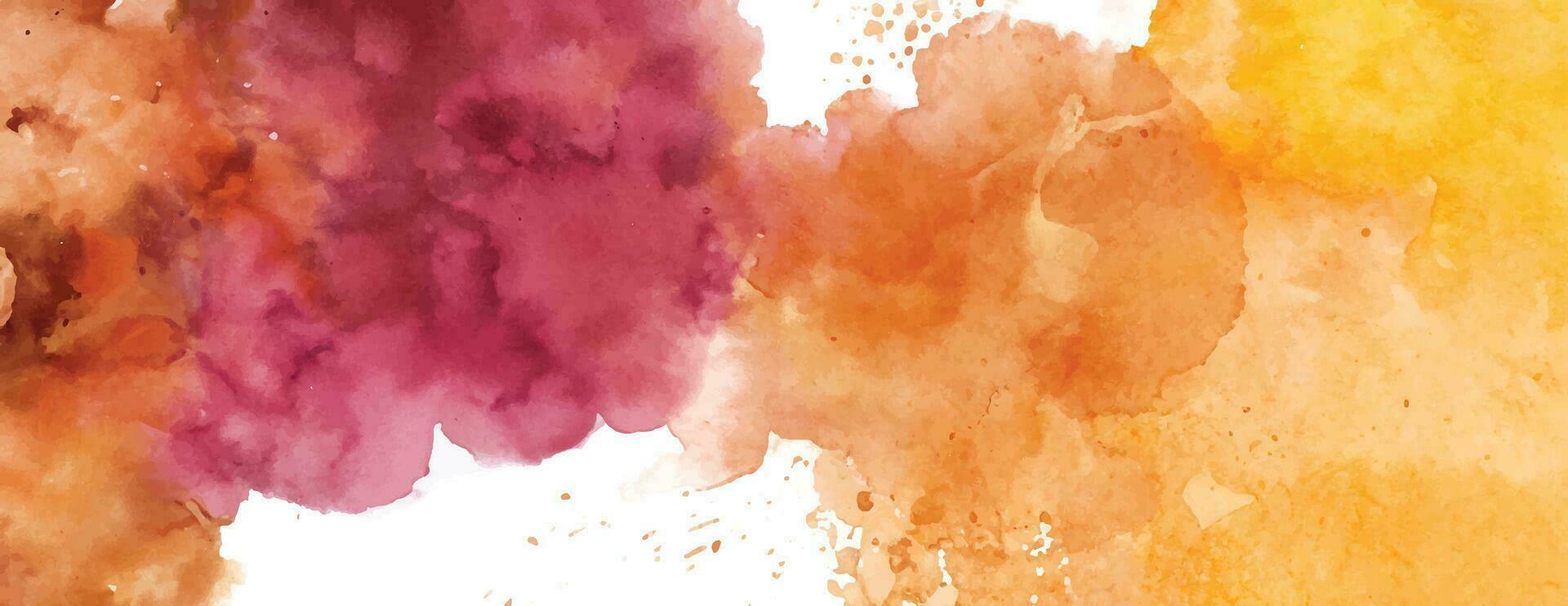 Aquarell mit Spritzen Stelle Hintergrund Weiß Kopieren Raum vektor