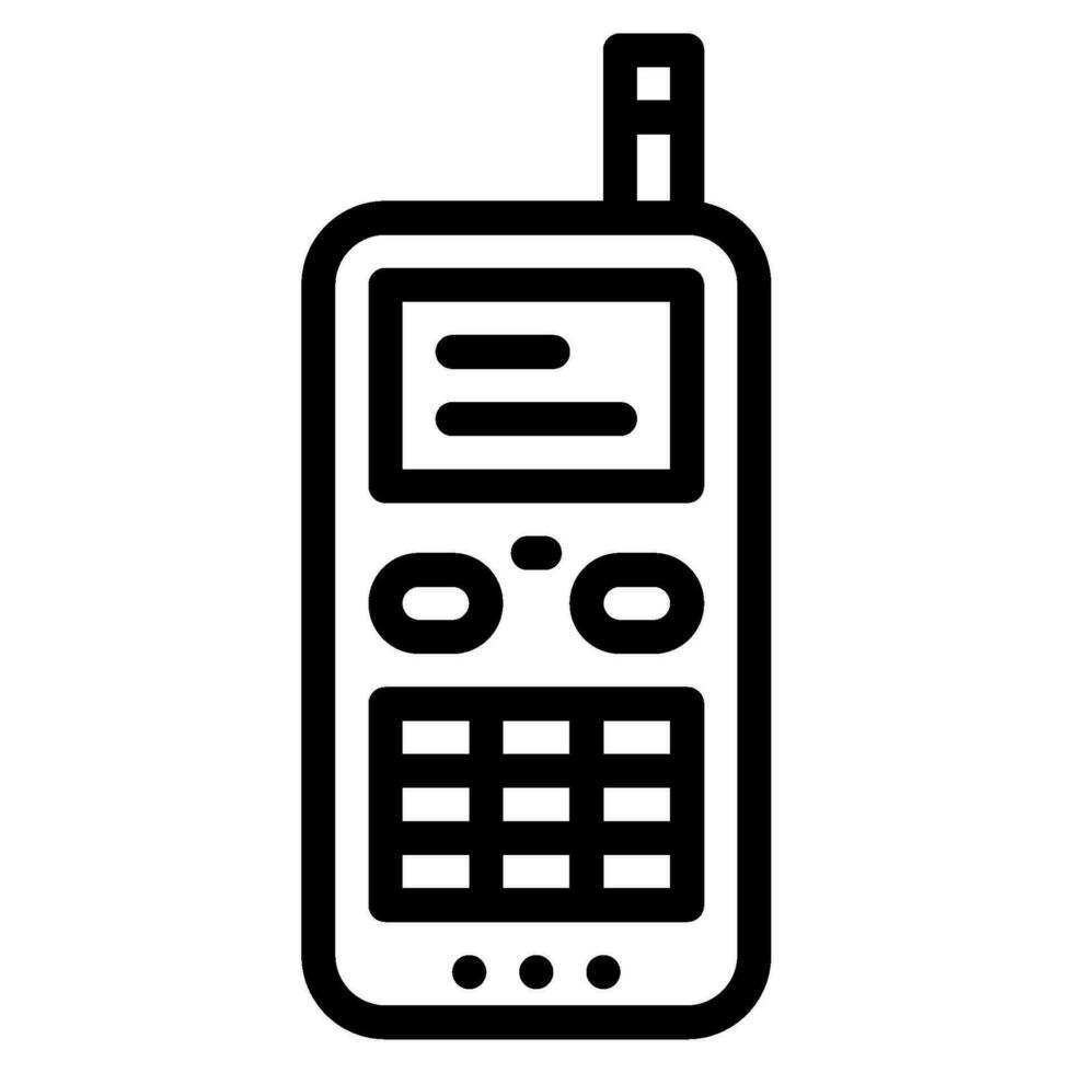 mobil telefon ikon illustration för webb app, etc vektor