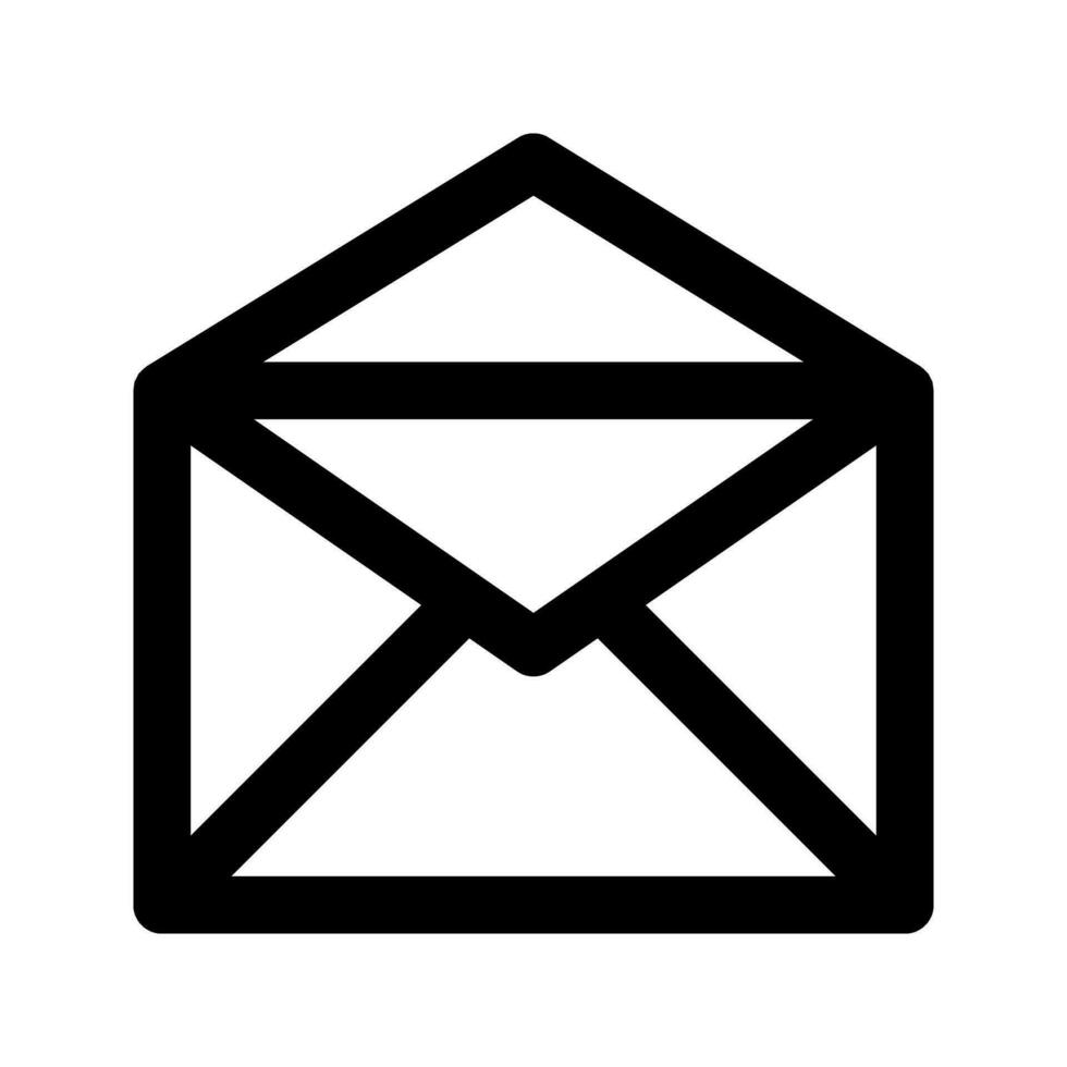 Post, Umschlag, Brief Symbol Vektor Bild. können ebenfalls Sein benutzt zum Email und Kommunikation. geeignet zum verwenden auf Netz Apps, Handy, Mobiltelefon Apps und drucken Medien.