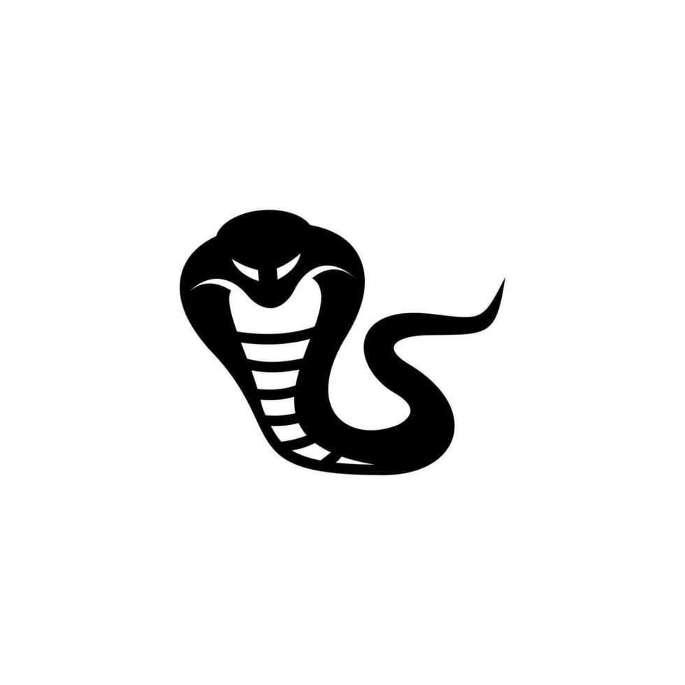 enkel kobra orm ikon illustration vektor