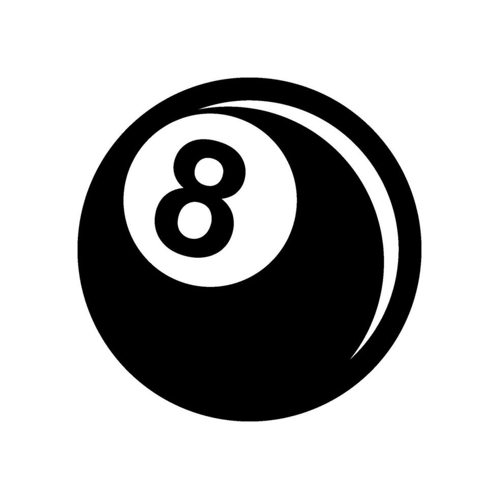Billard- Logo Symbol Design vektor