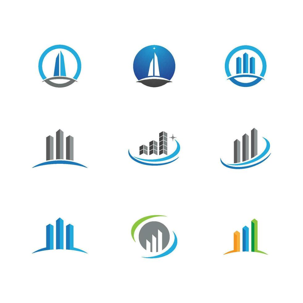 Vorlage für das Logo der Unternehmensfinanzierung vektor