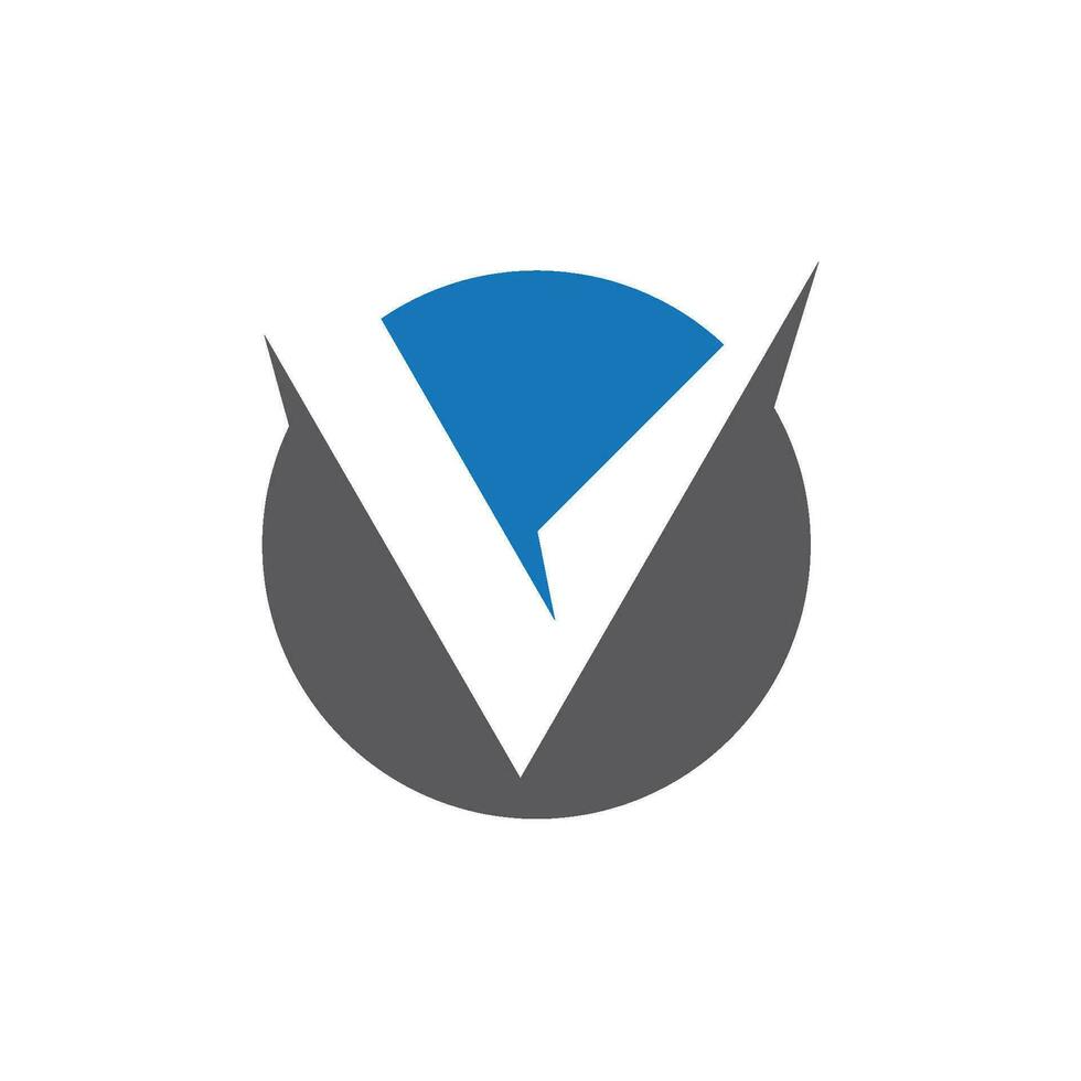 v-Buchstaben-Logo-Vorlagenvektor vektor