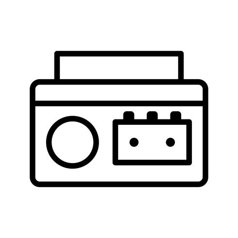 cassette player vector icon