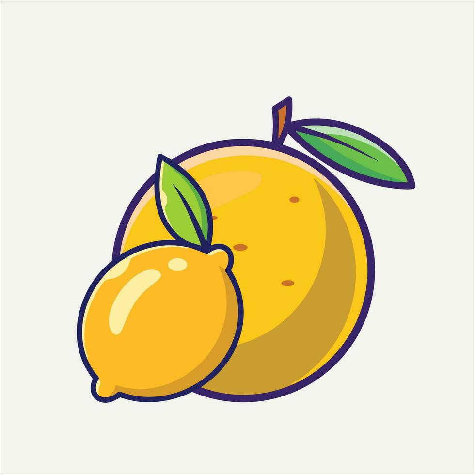 Orange Frucht. Orangen Vektor auf ein Weiß Hintergrund. Symbol Vektor Illustration