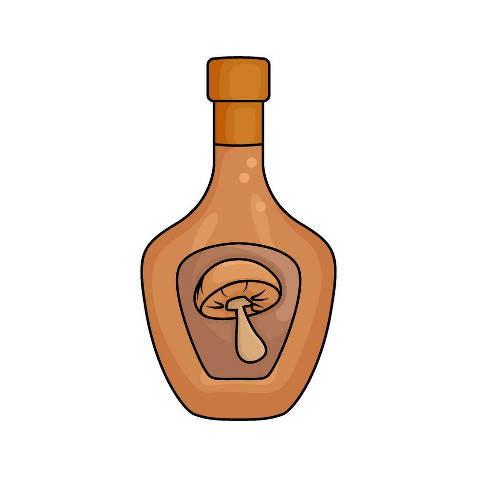 Flasche trinken Herbst Illustration vektor