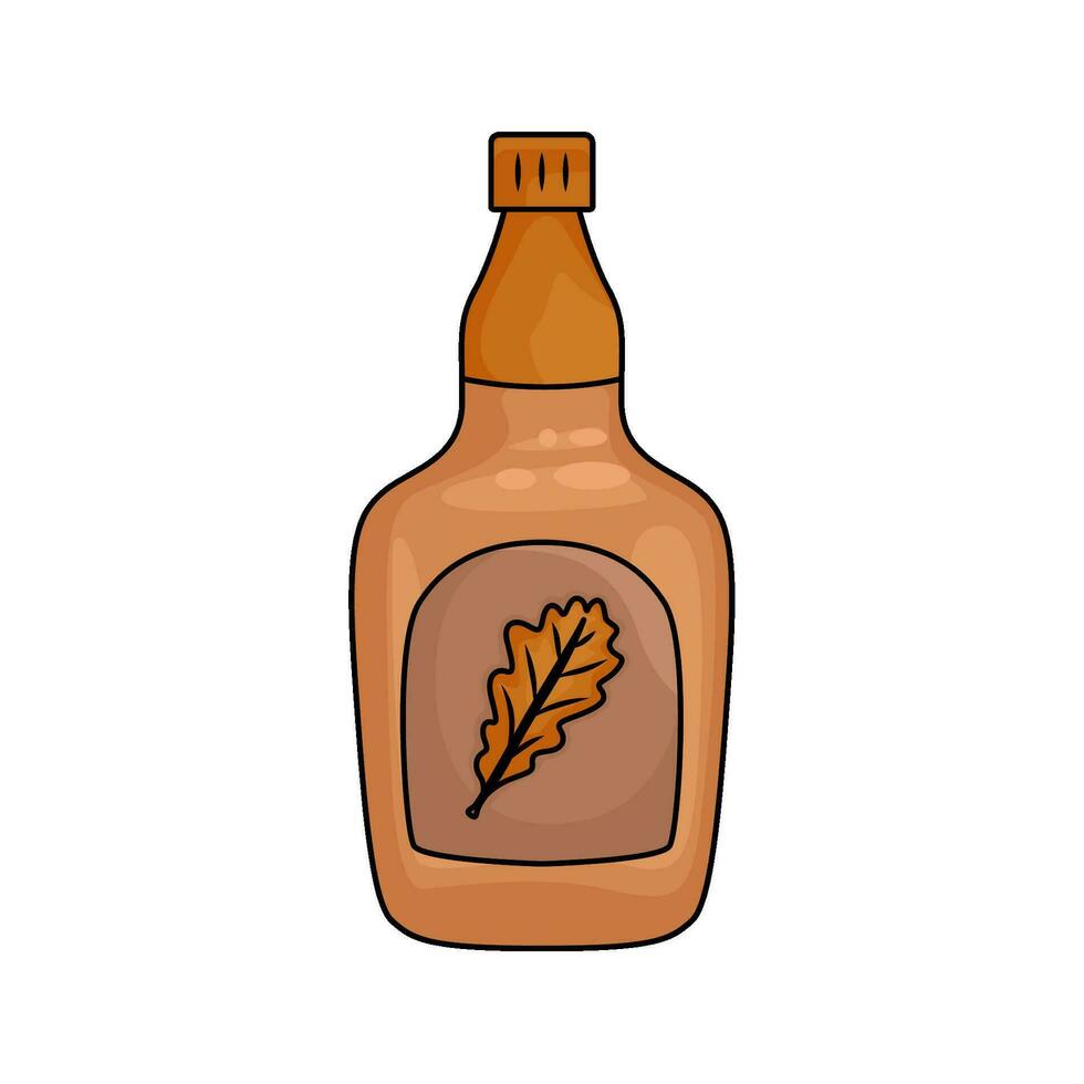 Flasche trinken Herbst Illustration vektor