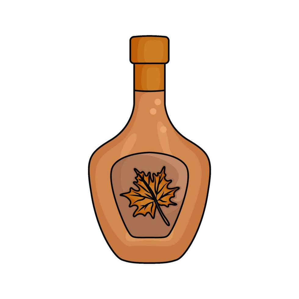 Flasche trinken Herbst Illustration vektor