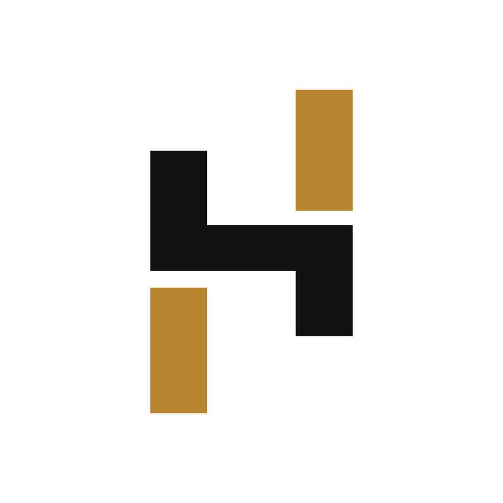modern h Logo Design. abstrakt Initiale Brief h Logo Vorlage vektor