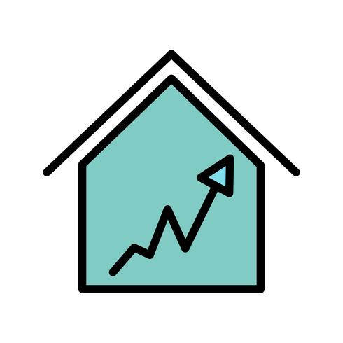 Graph Haus Vektor Icon