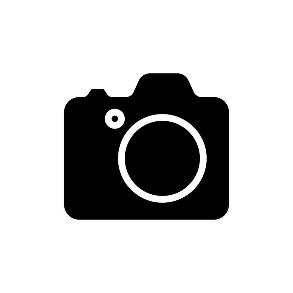 Kamera Symbol Vektor. Foto Illustration unterzeichnen. Foto Studio Symbol oder Logo. vektor